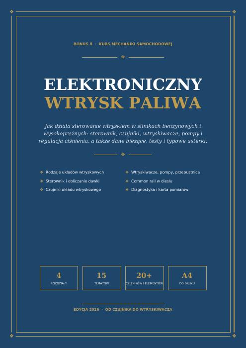 Okładka: Elektroniczny wtrysk paliwa